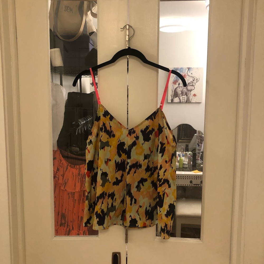 Aqua Neon Patterned Top - image 4